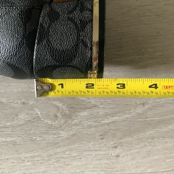 Coach Black Womens Nala Bootie size 7 chunky heel logo - Picture 5 of 10